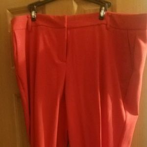 Red dress pants